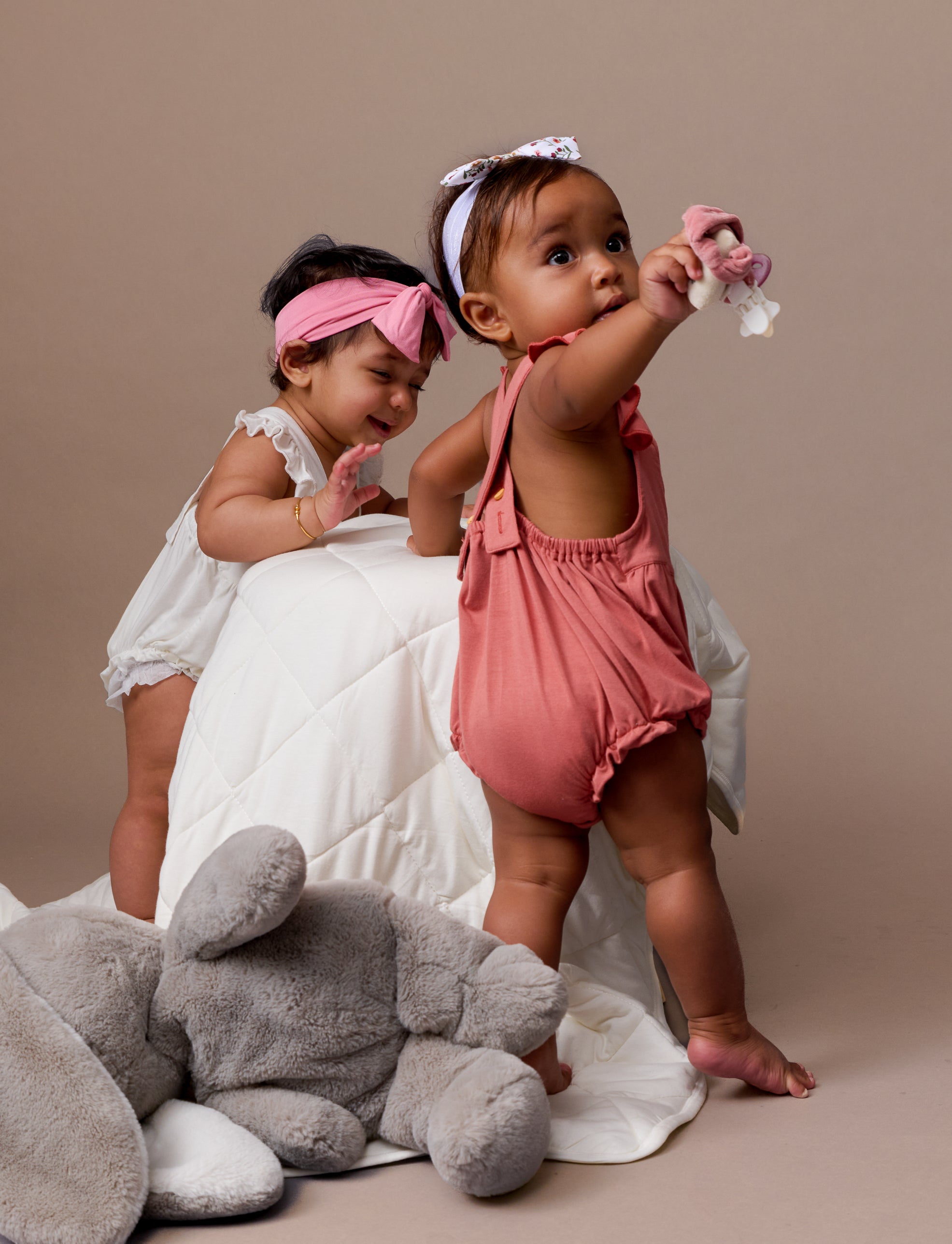 Organic Bamboo Ruffle Romper- Lilac Organic Bamboo Ruffle Romper- Lilac