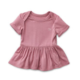 Organic Bamboo Spandex Onesie Dress- Lilac