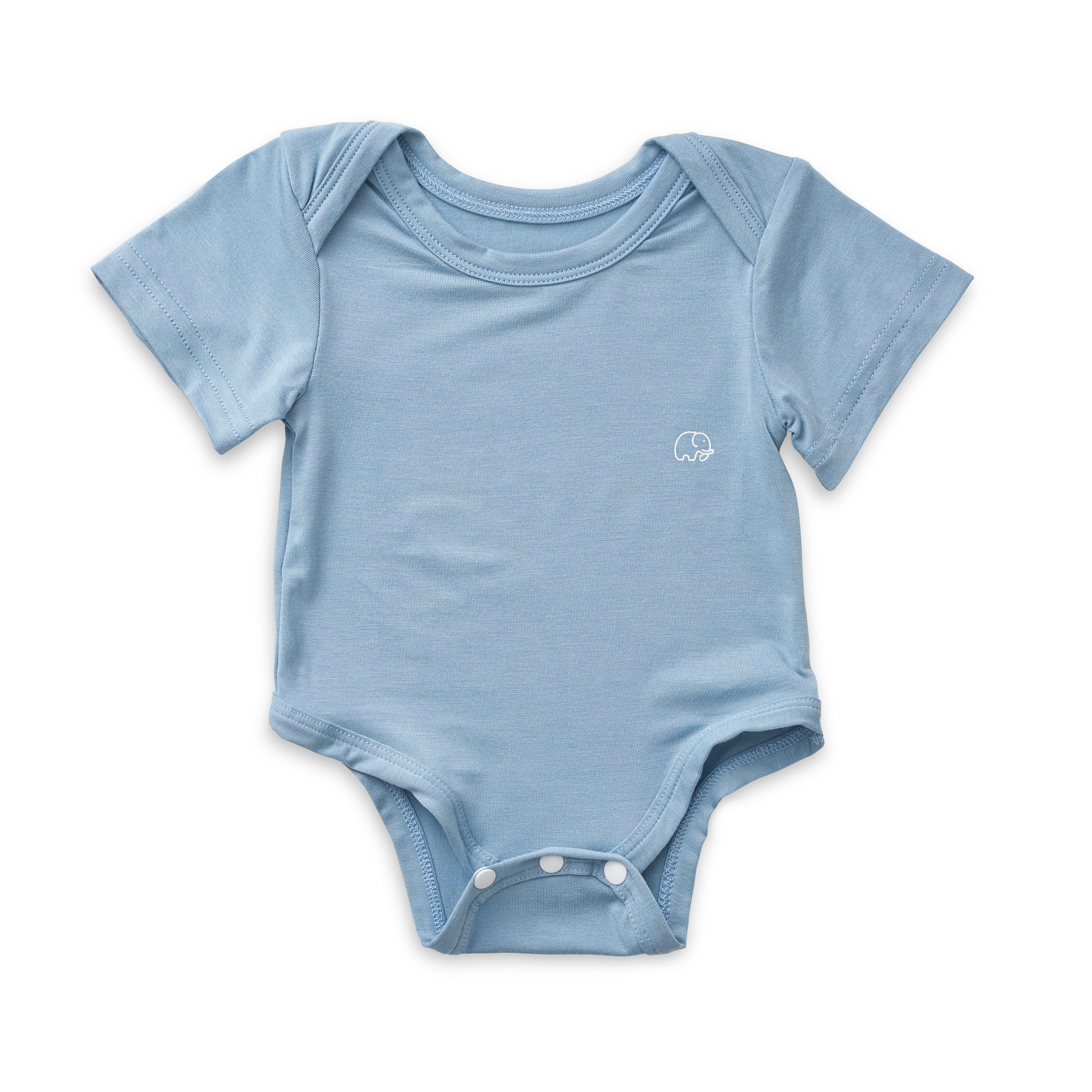 Organic Bamboo Spandex Bodysuit - Celestial Blue Organic Bamboo Spandex Bodysuit - Celestial Blue