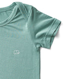 Organic Bamboo Spandex Bodysuit - Sage Green