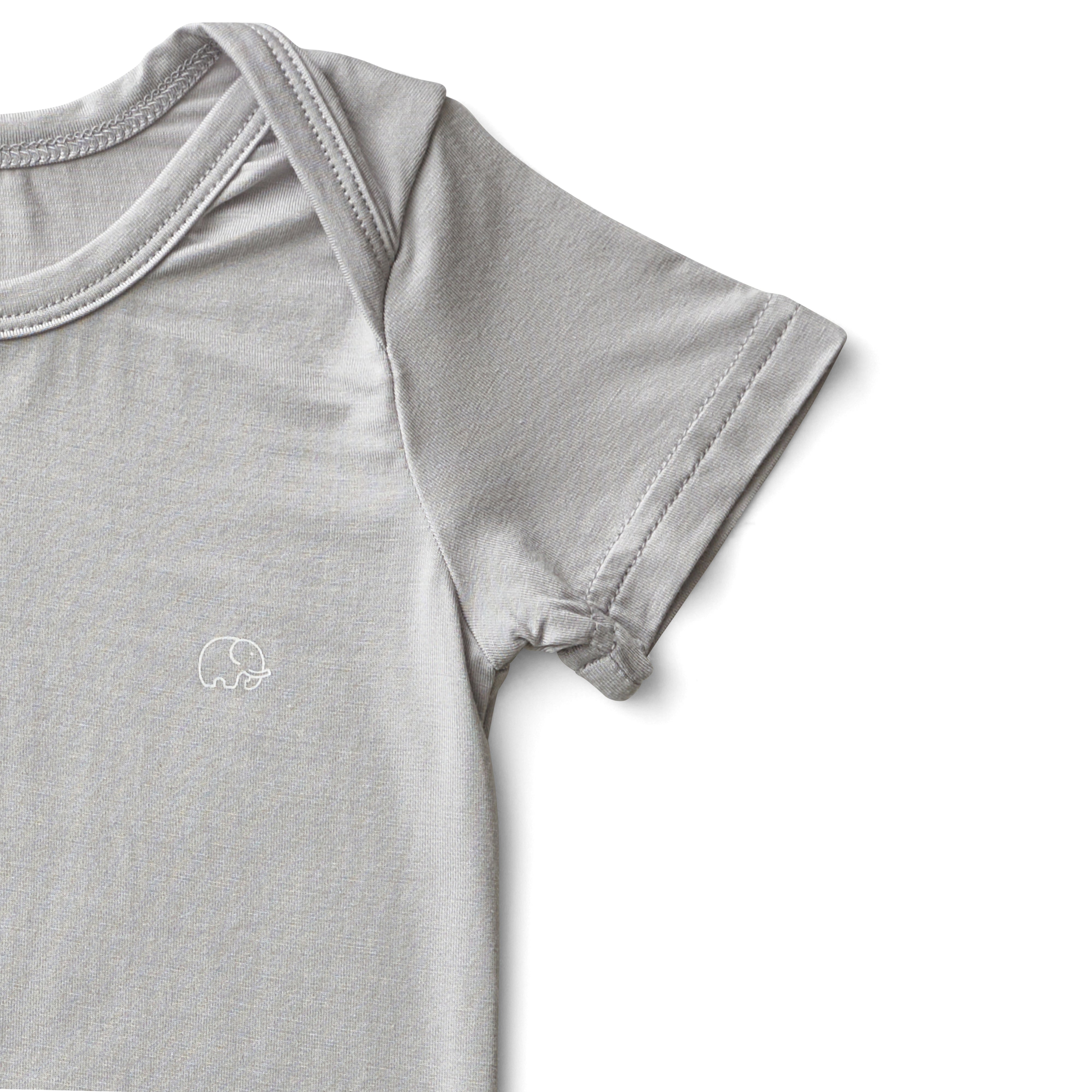 Organic Bamboo Spandex Bodysuit - Grey Organic Bamboo Spandex Bodysuit - Grey