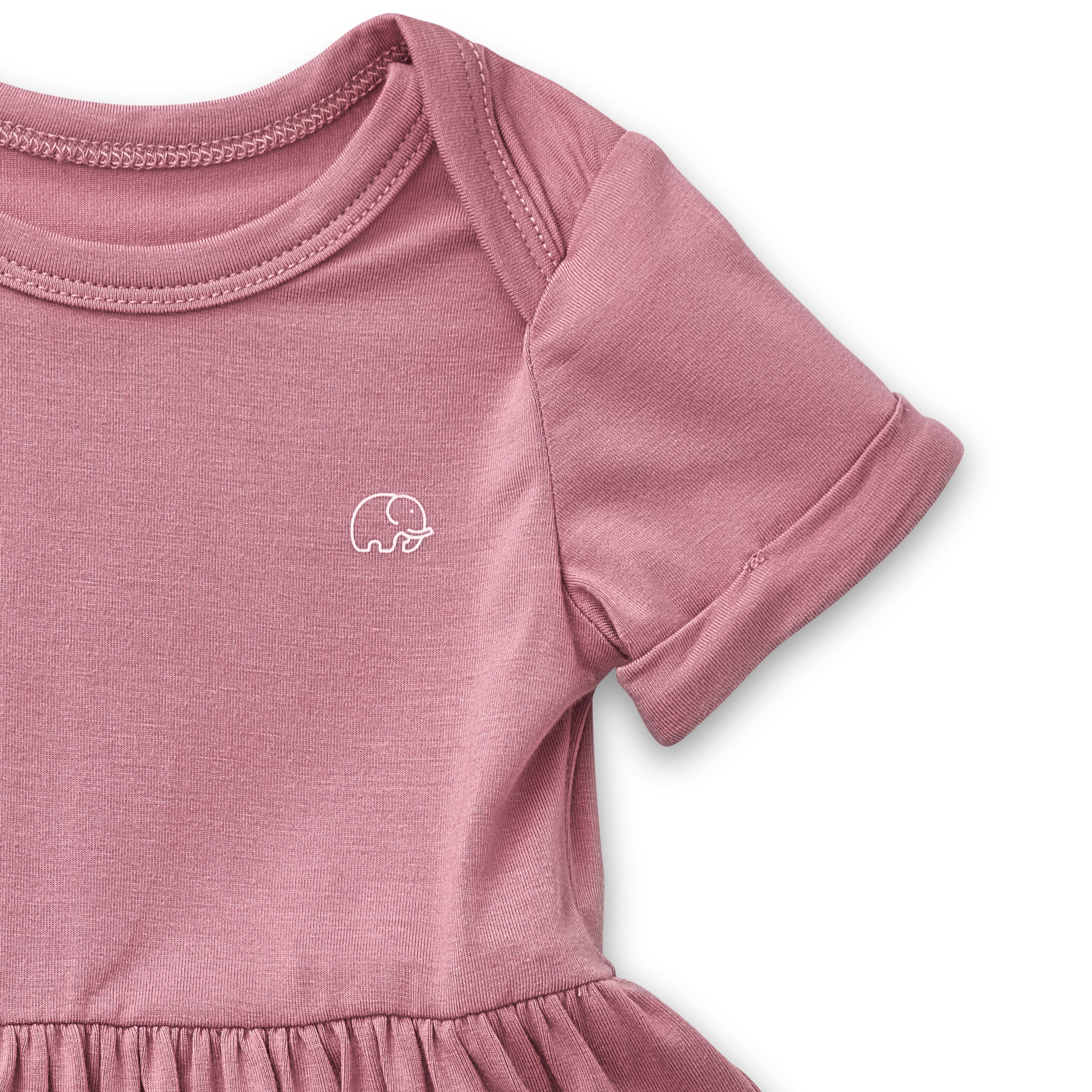 Organic Bamboo Spandex Onesie Dress- Lilac Organic Bamboo Spandex Onesie Dress- Lilac