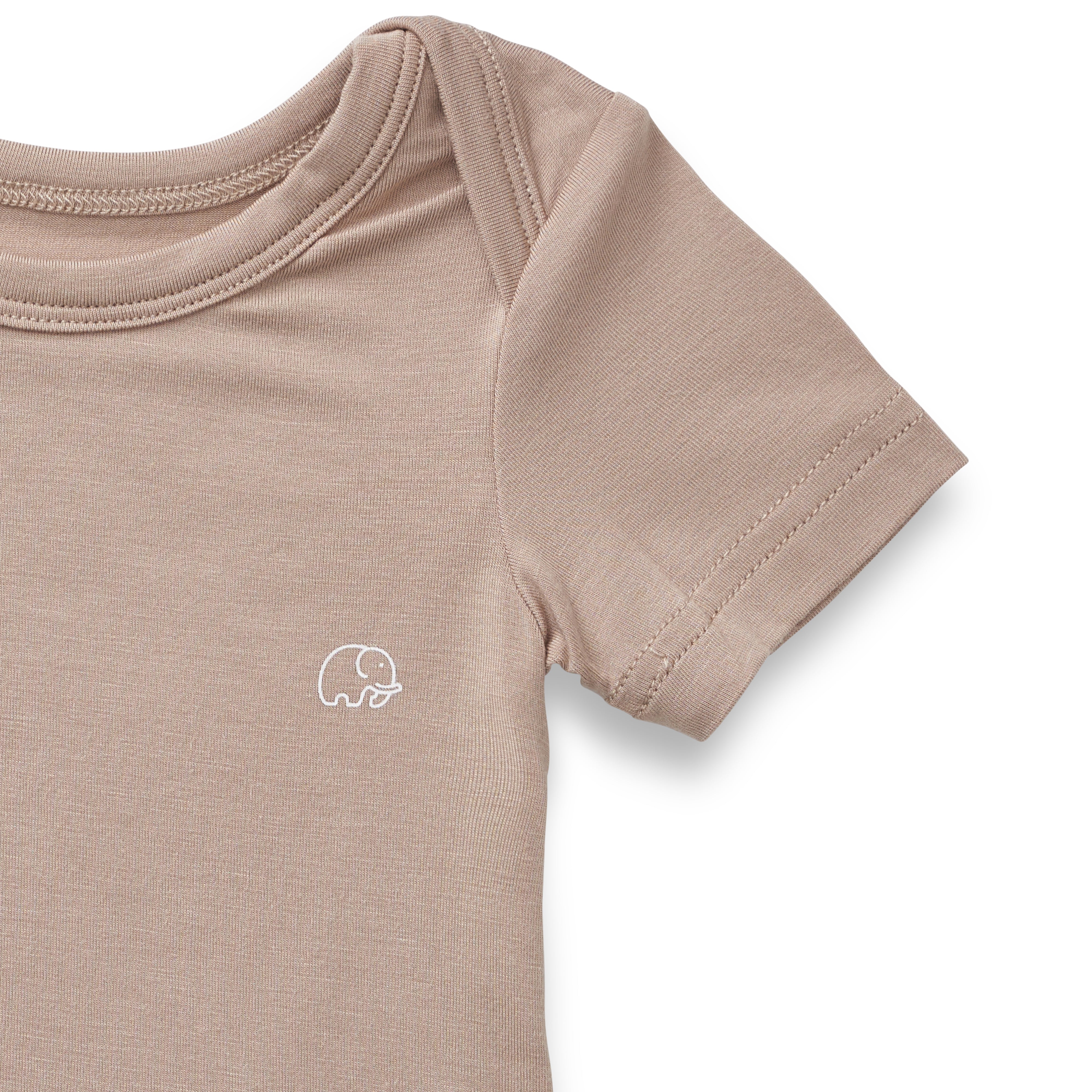 Organic Bamboo Spandex Bodysuit - Mocha Organic Bamboo Spandex Bodysuit - Mocha