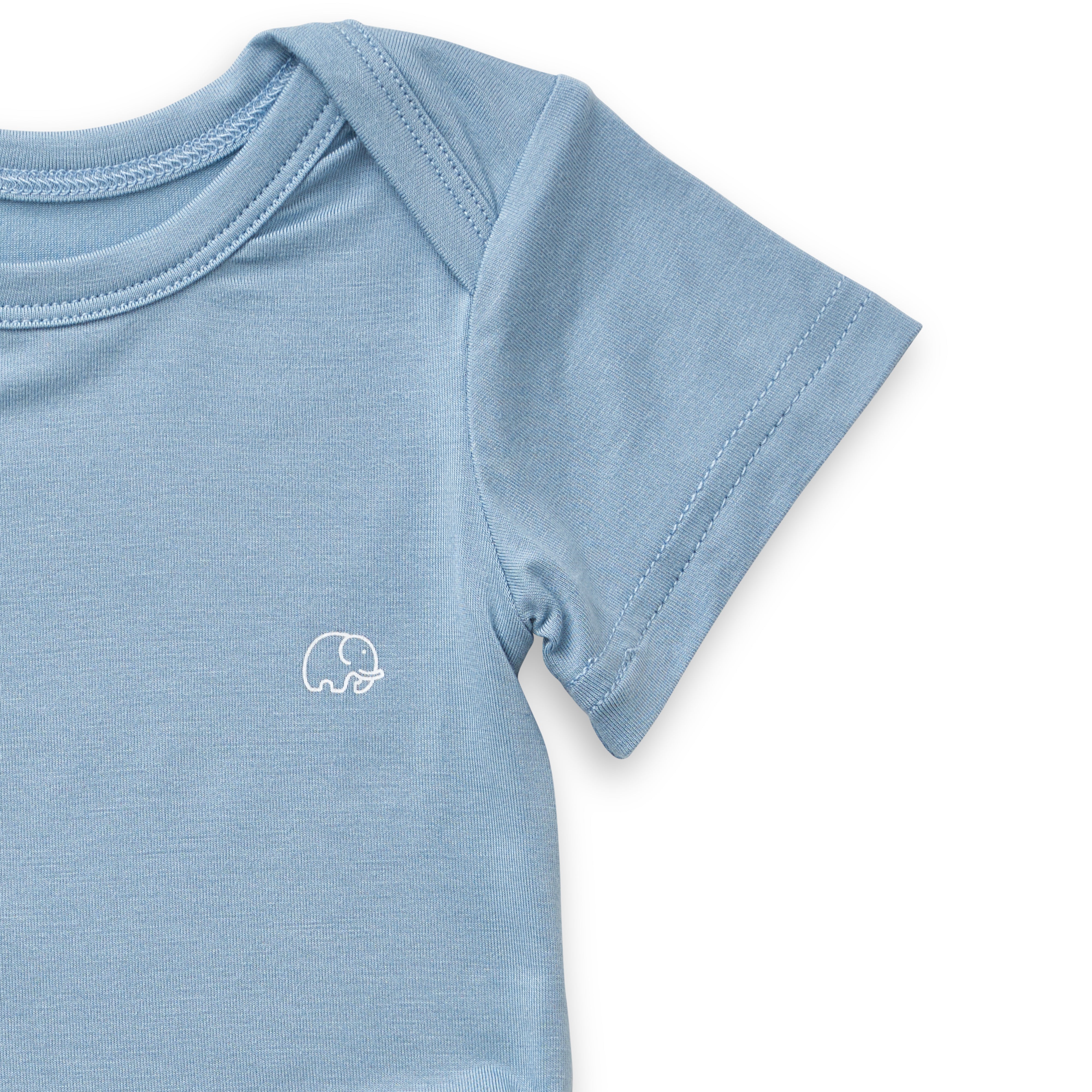 Organic Bamboo Spandex Bodysuit - Celestial Blue Organic Bamboo Spandex Bodysuit - Celestial Blue