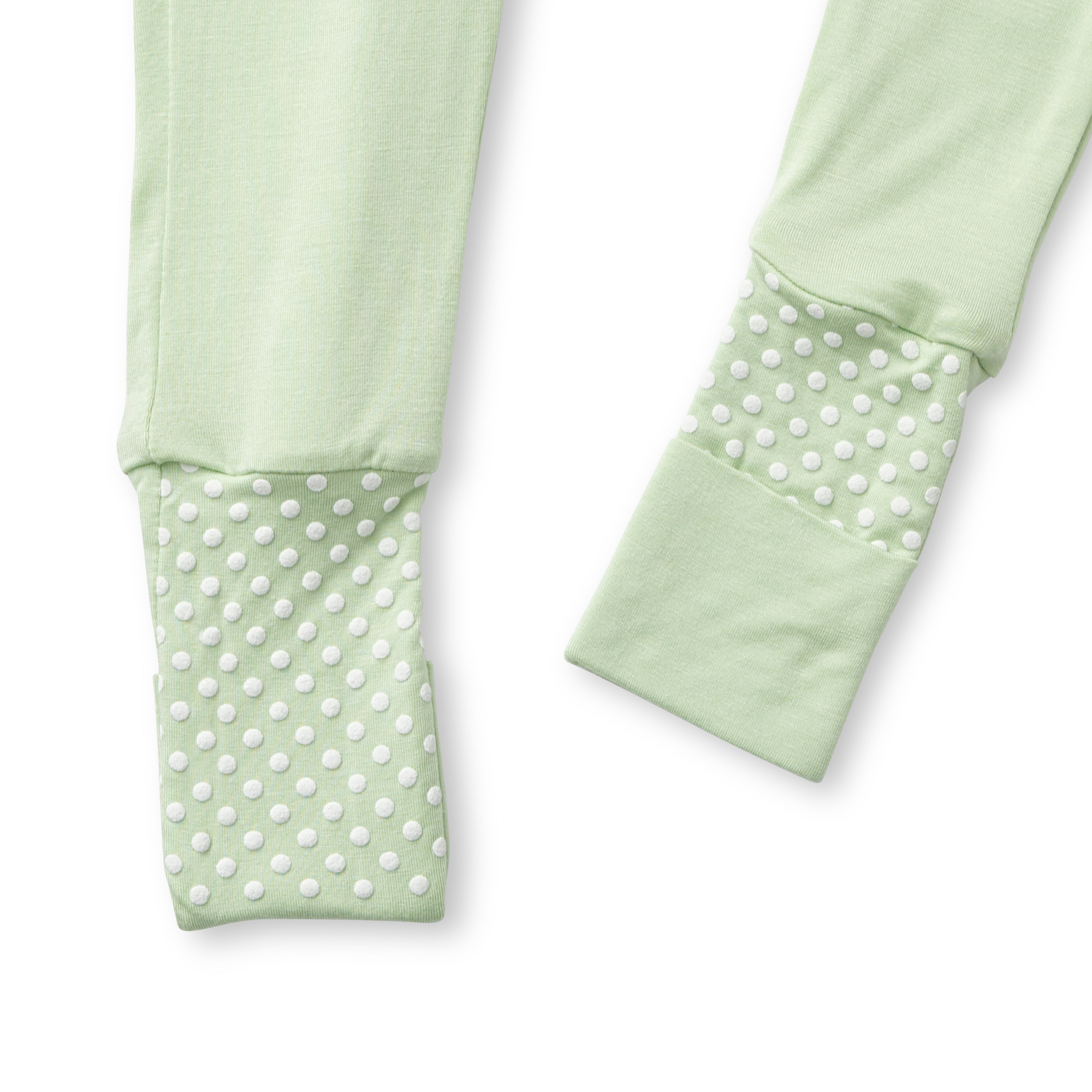 Organic Zipper Romper - Mint Green Organic Zipper Romper - Mint Green