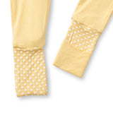 Organic Zipper Romper - Lemon