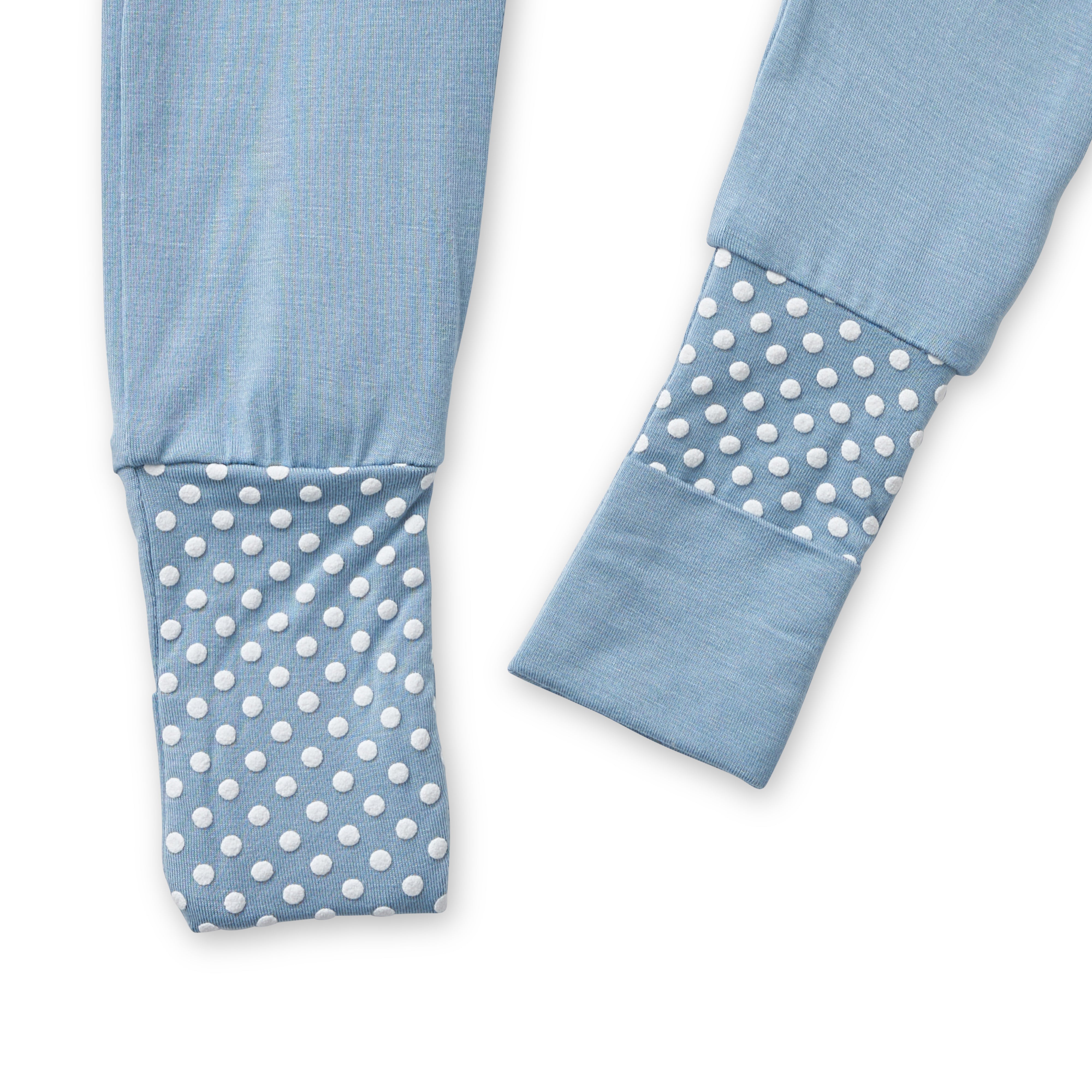 Organic Zipper Romper - Celestial Blue Organic Zipper Romper - Celestial Blue