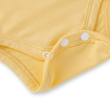 Organic Bamboo Spandex Bodysuit - Lemon