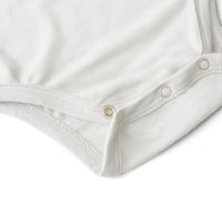Set of 3 Organic Bamboo Spandex Bodysuit- Gift set - White