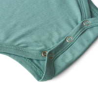 Organic Bamboo Spandex Bodysuit - Sage Green
