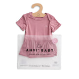 Organic Bamboo Spandex Onesie Dress- Lilac