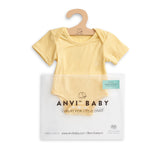 Organic Bamboo Spandex Bodysuit - Lemon