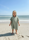 4 layered Muslin Poncho Towel - Sage