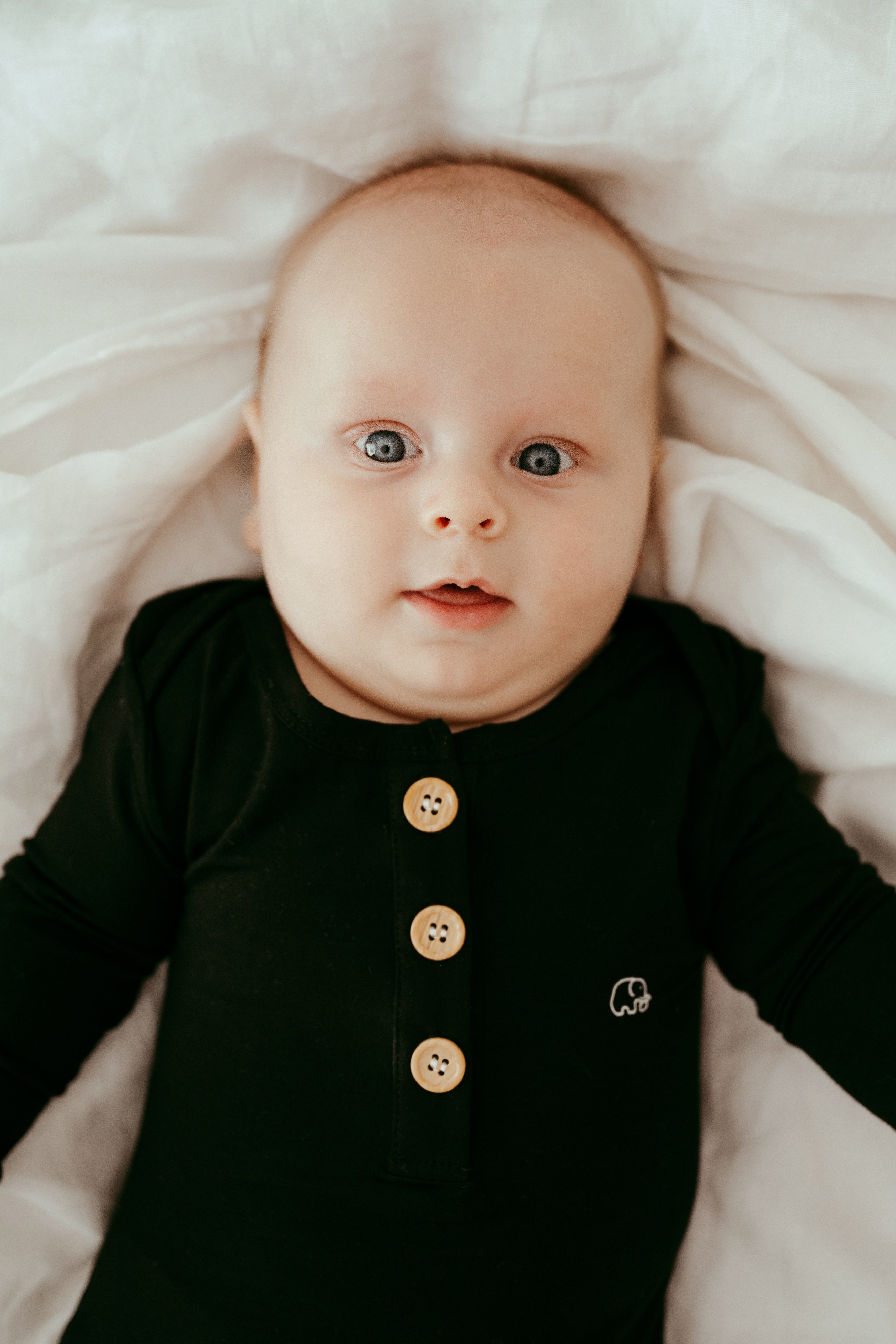 Organic Bamboo Knotted Gown Black Organic Bamboo Knotted Gown Black