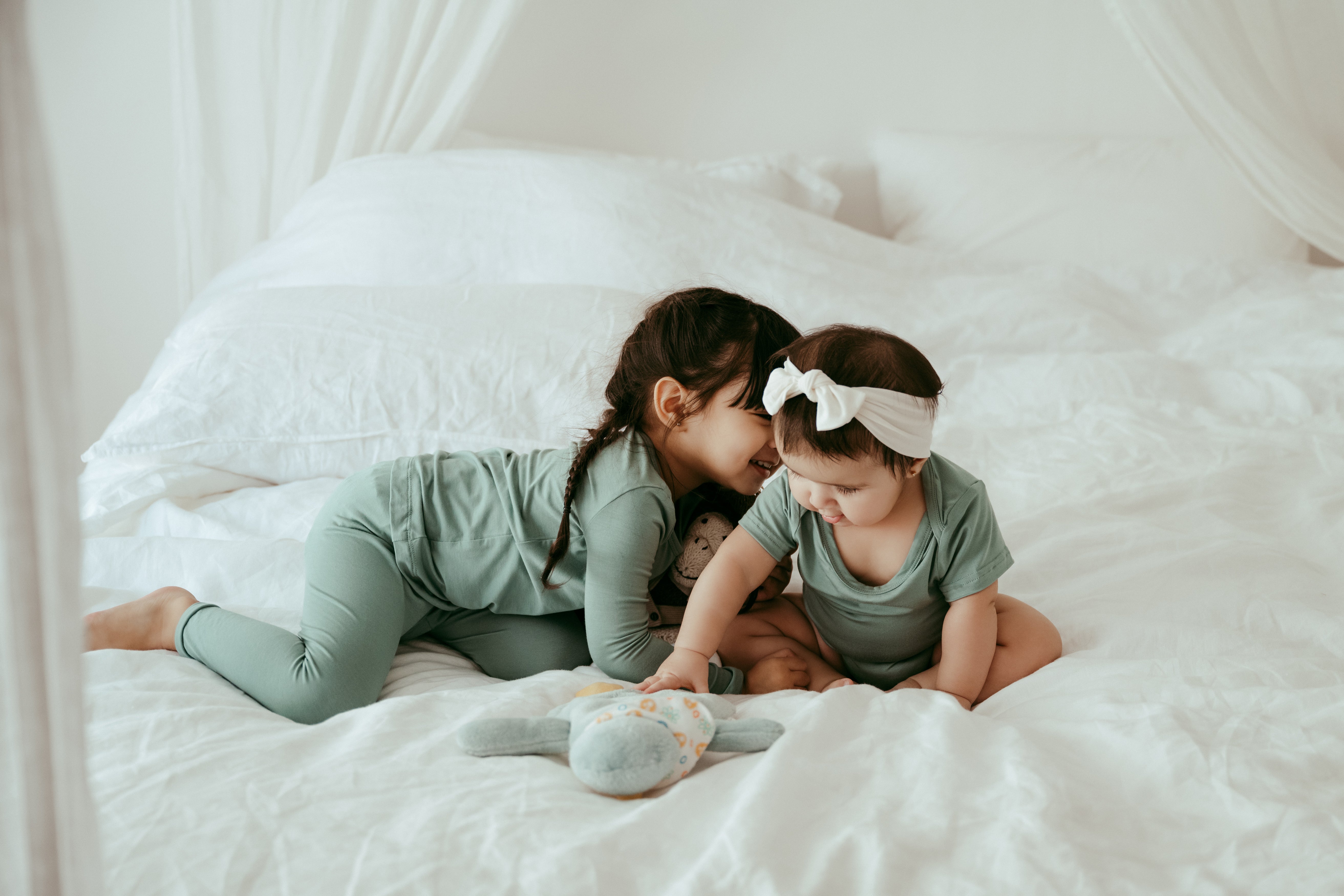 Organic Bamboo Spandex Bodysuit - Sage Green Organic Bamboo Spandex Bodysuit - Sage Green