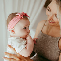 Anvi Baby Organic Knotted Headband - Pink