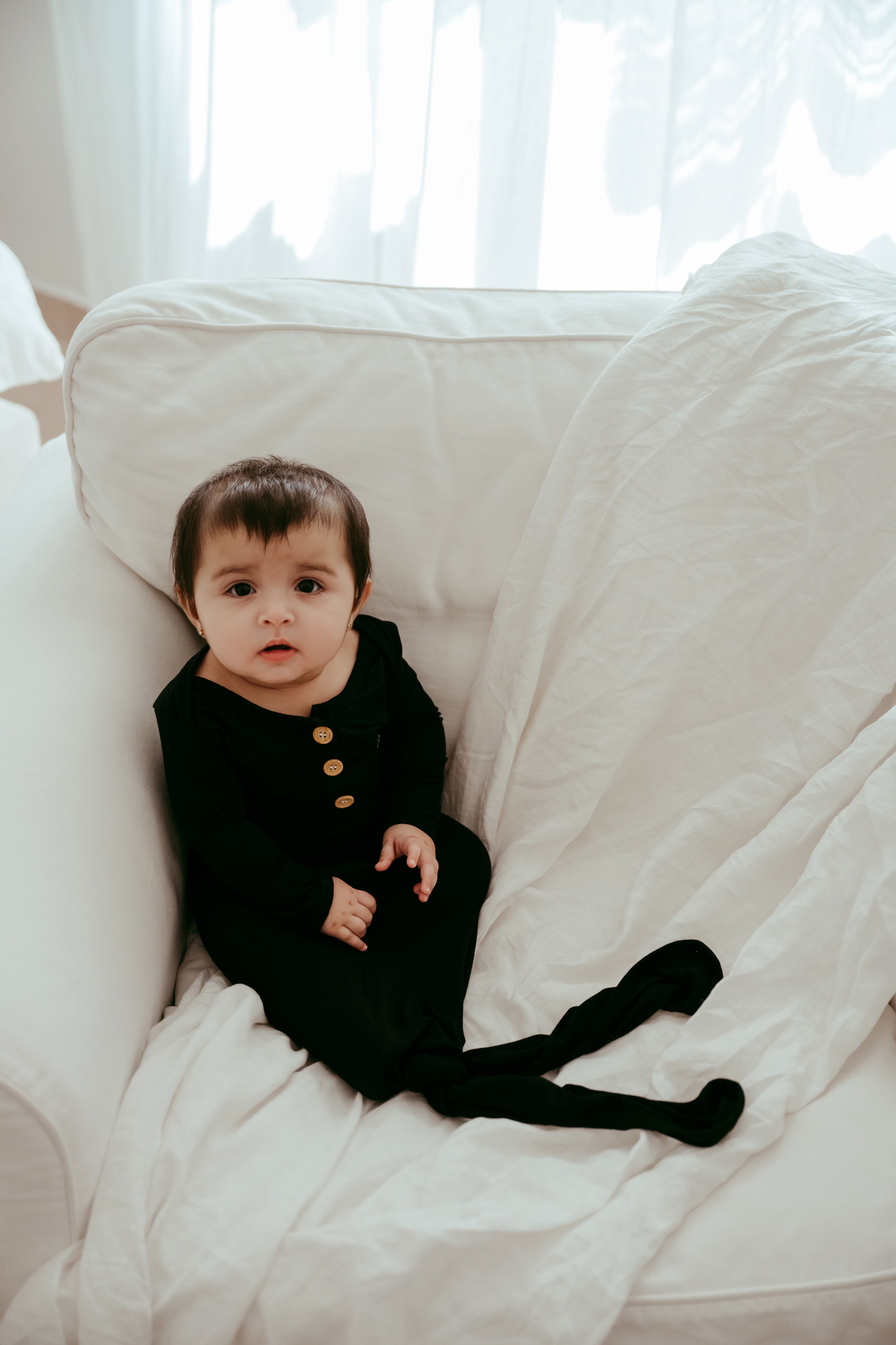 Organic Bamboo Knotted Gown Green Organic Bamboo Knotted Gown Green