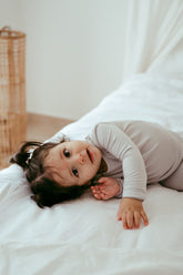 Organic Bamboo Spandex Pajama Set- Grey