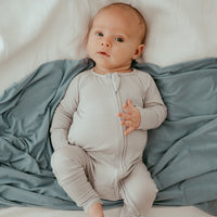 Anvi Baby Couture - Bamboo Spandex & Hat Set - Celestial Blue
