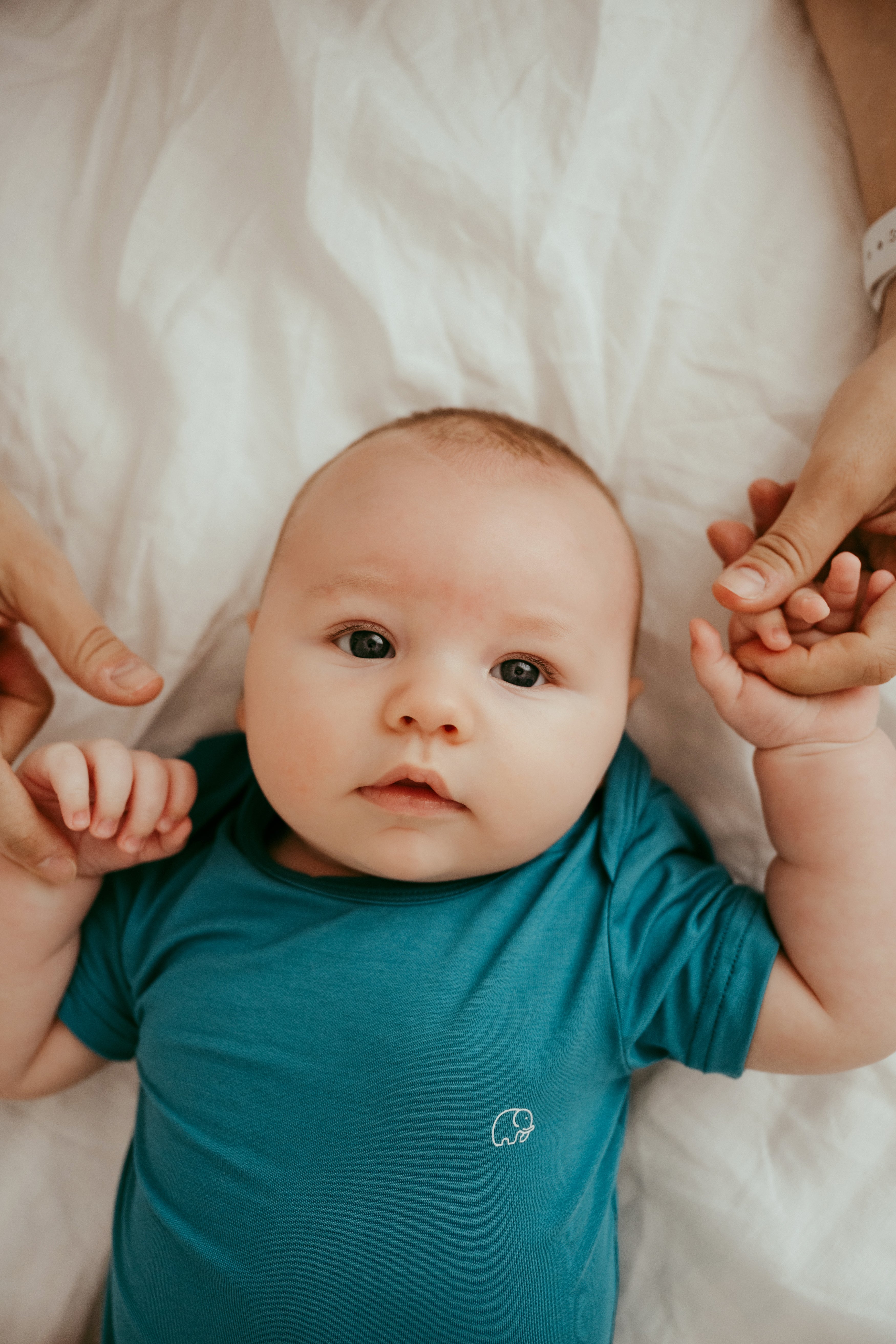 Organic Bamboo Spandex Bodysuit - Deep Blue Organic Bamboo Spandex Bodysuit - Deep Blue