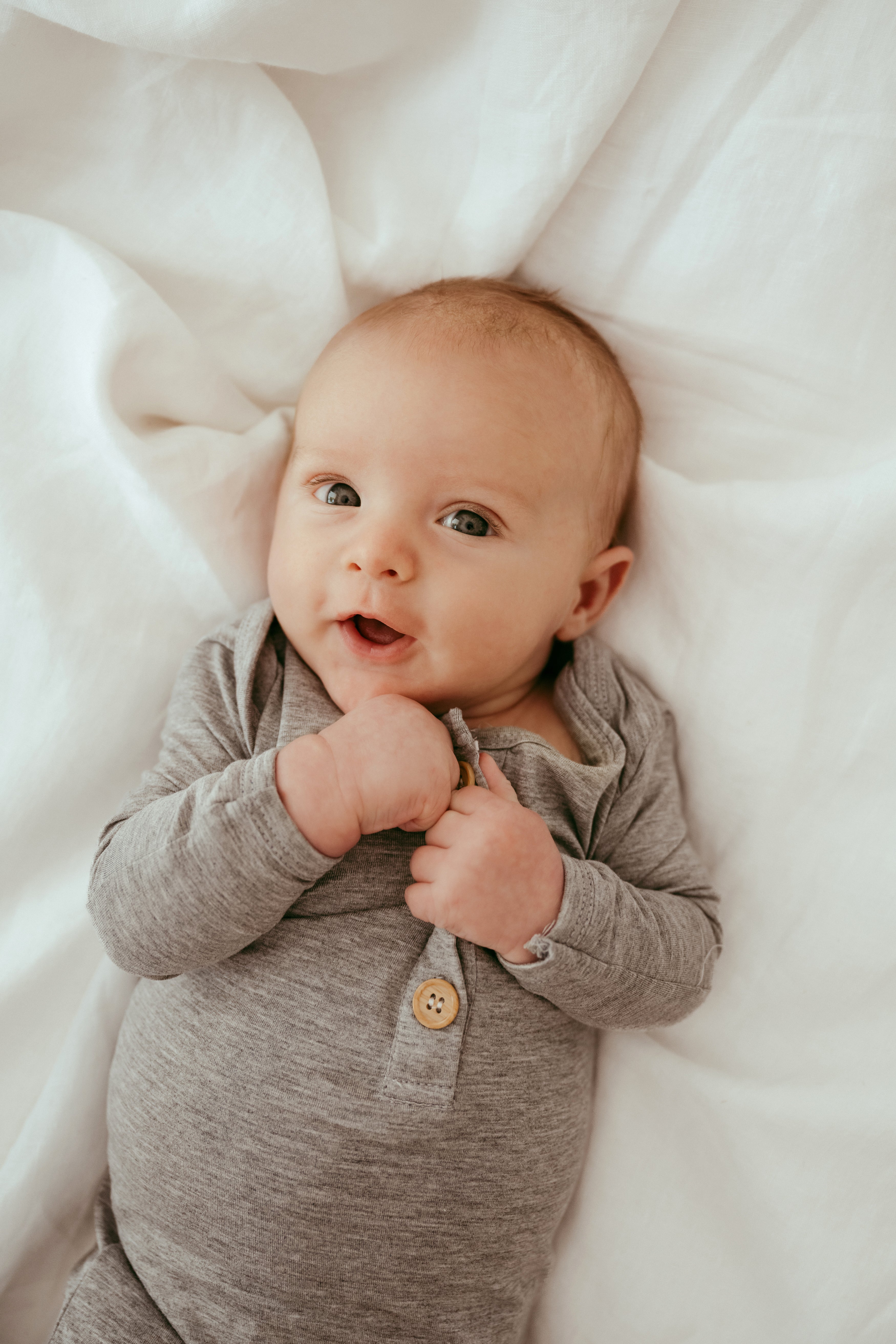 Organic Bamboo Knotted Gown Grey Organic Bamboo Knotted Gown Grey