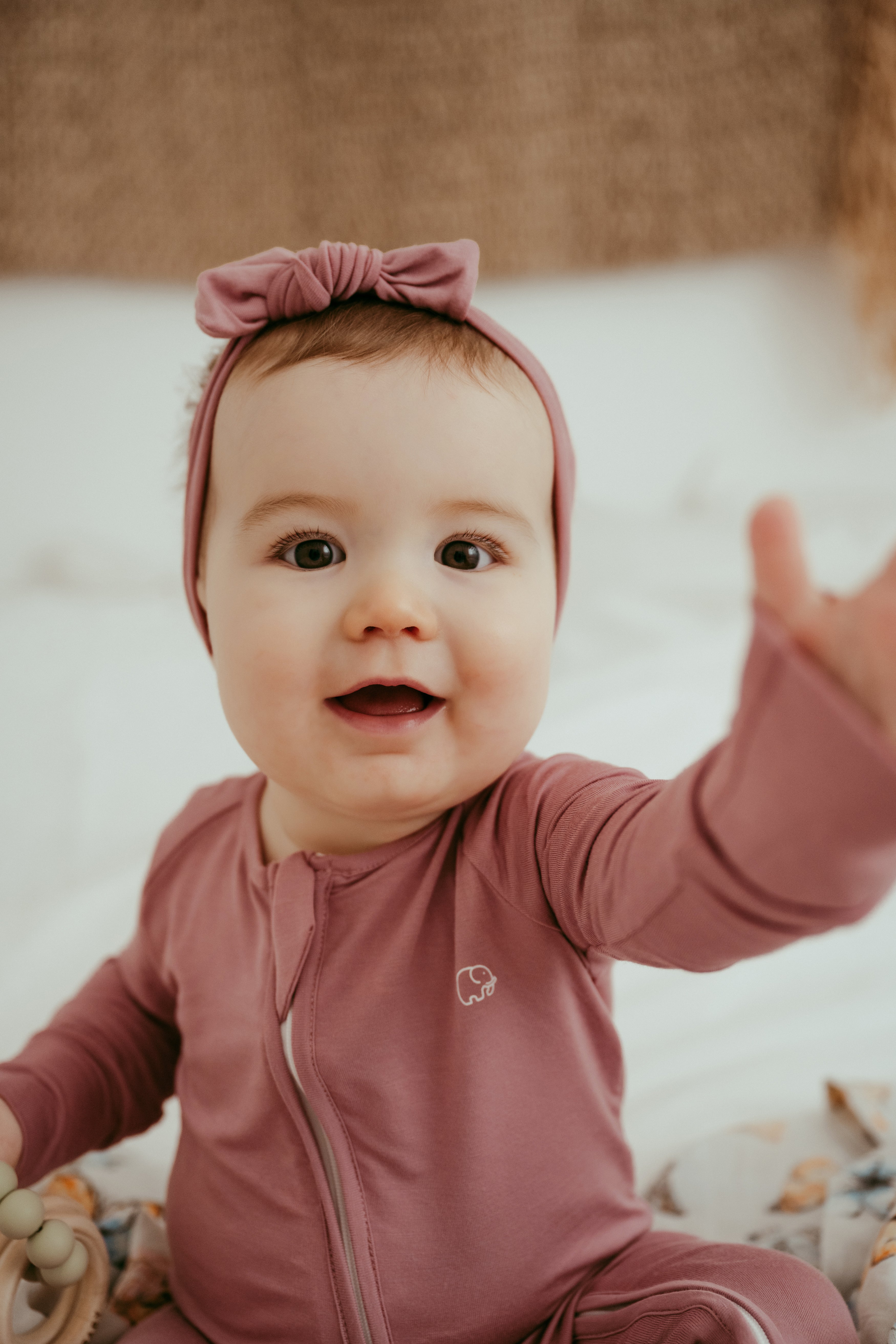 Organic Zipper Romper - Lilac Organic Zipper Romper - Lilac