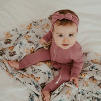 100% Organic Cotton Muslin Swaddle Wrap | Butterfly Dreams