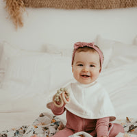 Set of 3 Organic Bamboo Burp & Bib Cloth - Cirrus