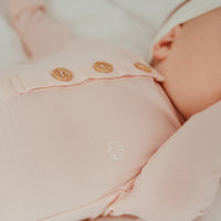 Organic Bamboo Knotted Gown & Beanie Set | That's Peachy