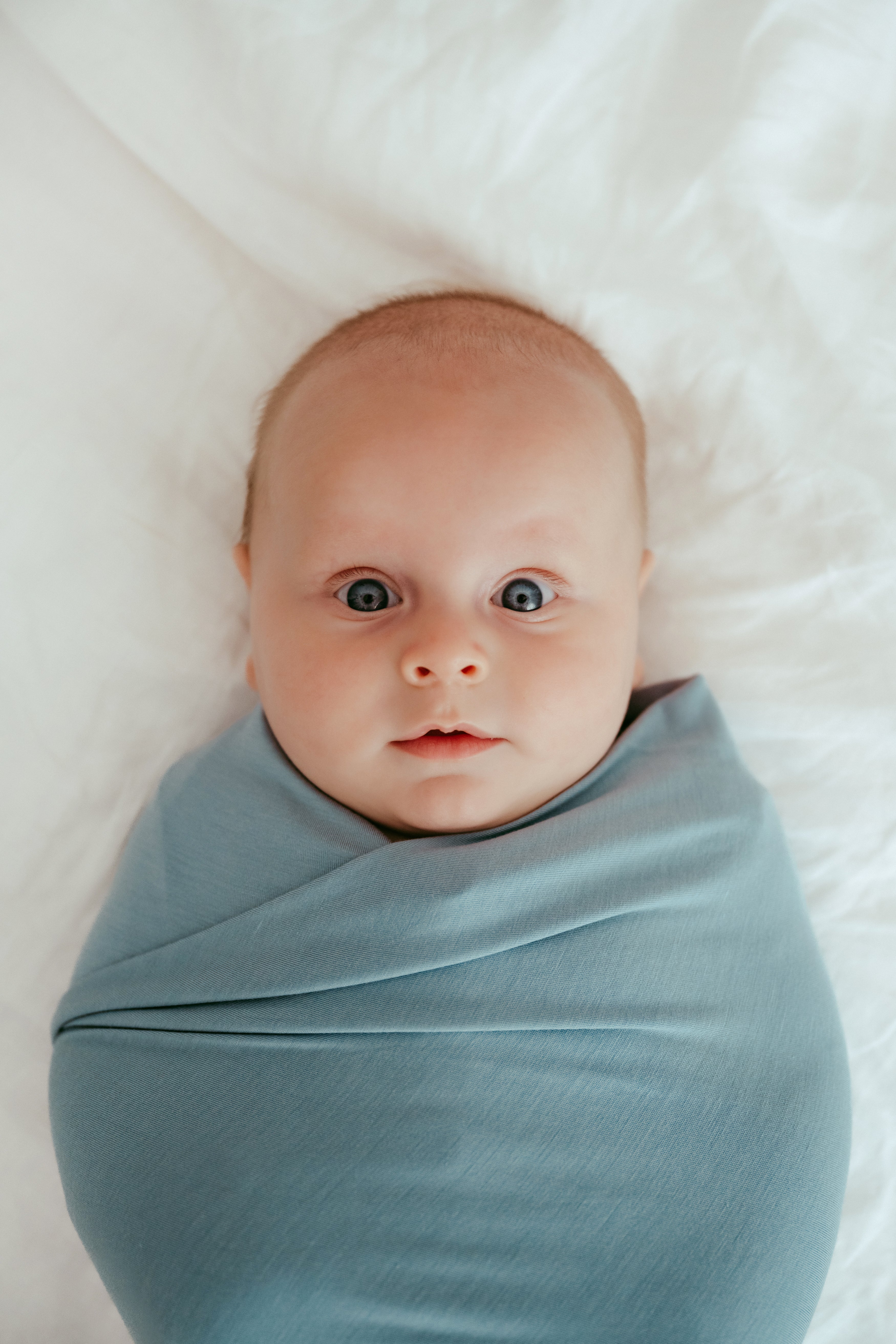 Bamboo Swaddle & Sleep Suit Newborn Gift Set- Celestial Blue Bamboo Swaddle & Sleep Suit Newborn Gift Set- Celestial Blue