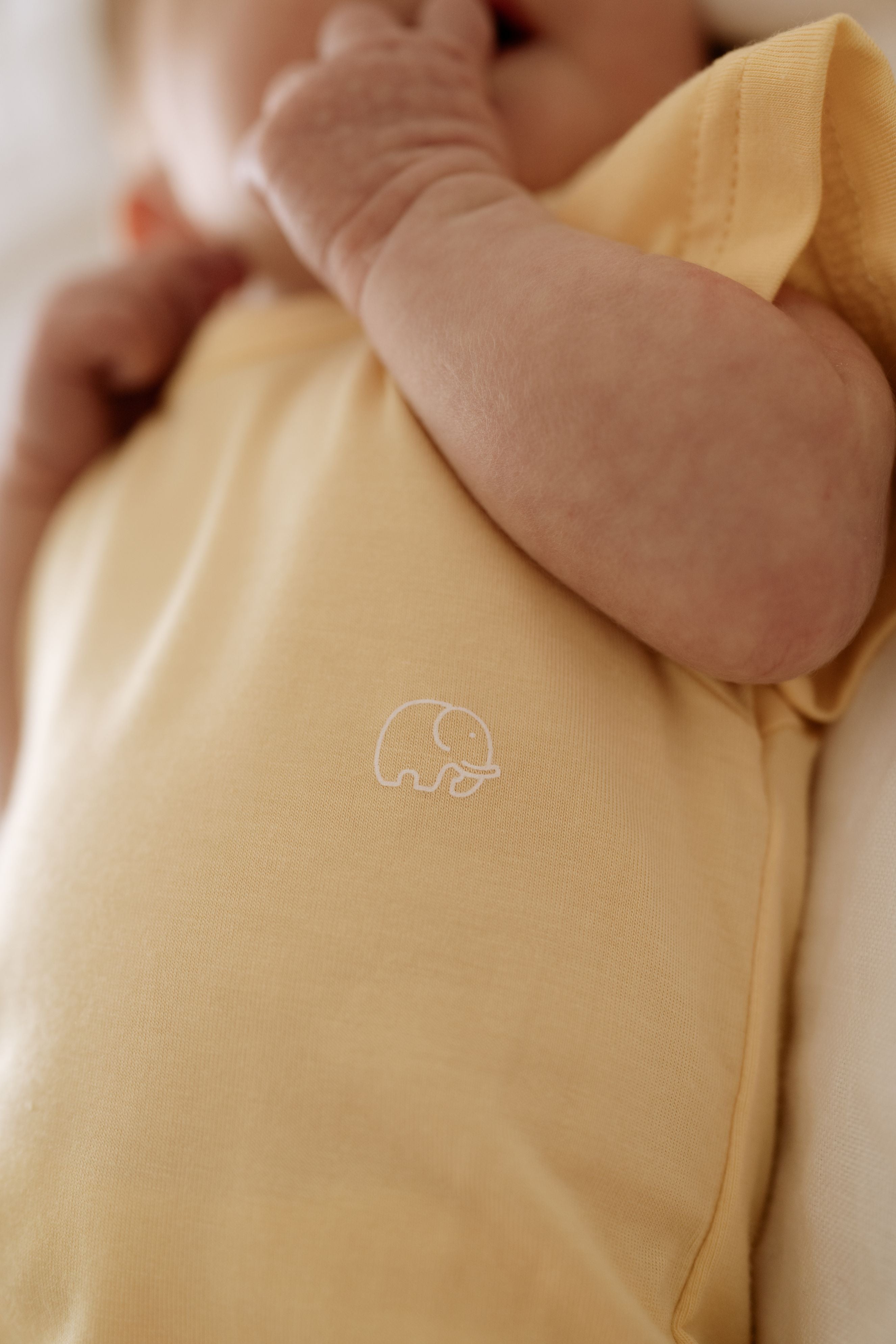 Organic Bamboo Spandex Bodysuit - Lemon Organic Bamboo Spandex Bodysuit - Lemon