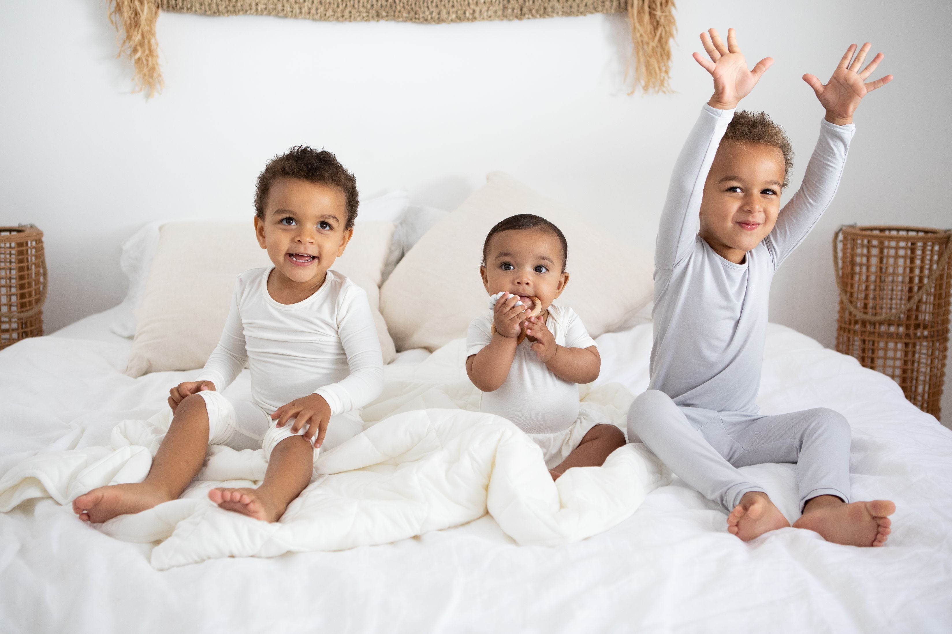 Organic Bamboo Spandex Onesie Dress- White Organic Bamboo Spandex Onesie Dress- White