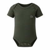 Organic Bamboo Spandex Bodysuit - Dark Green