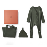 Bamboo Swaddle & Sleep Suit Newborn Gift Set