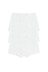 Organic Boys Bamboo Boxer Brief Underwear Set Of 3- White