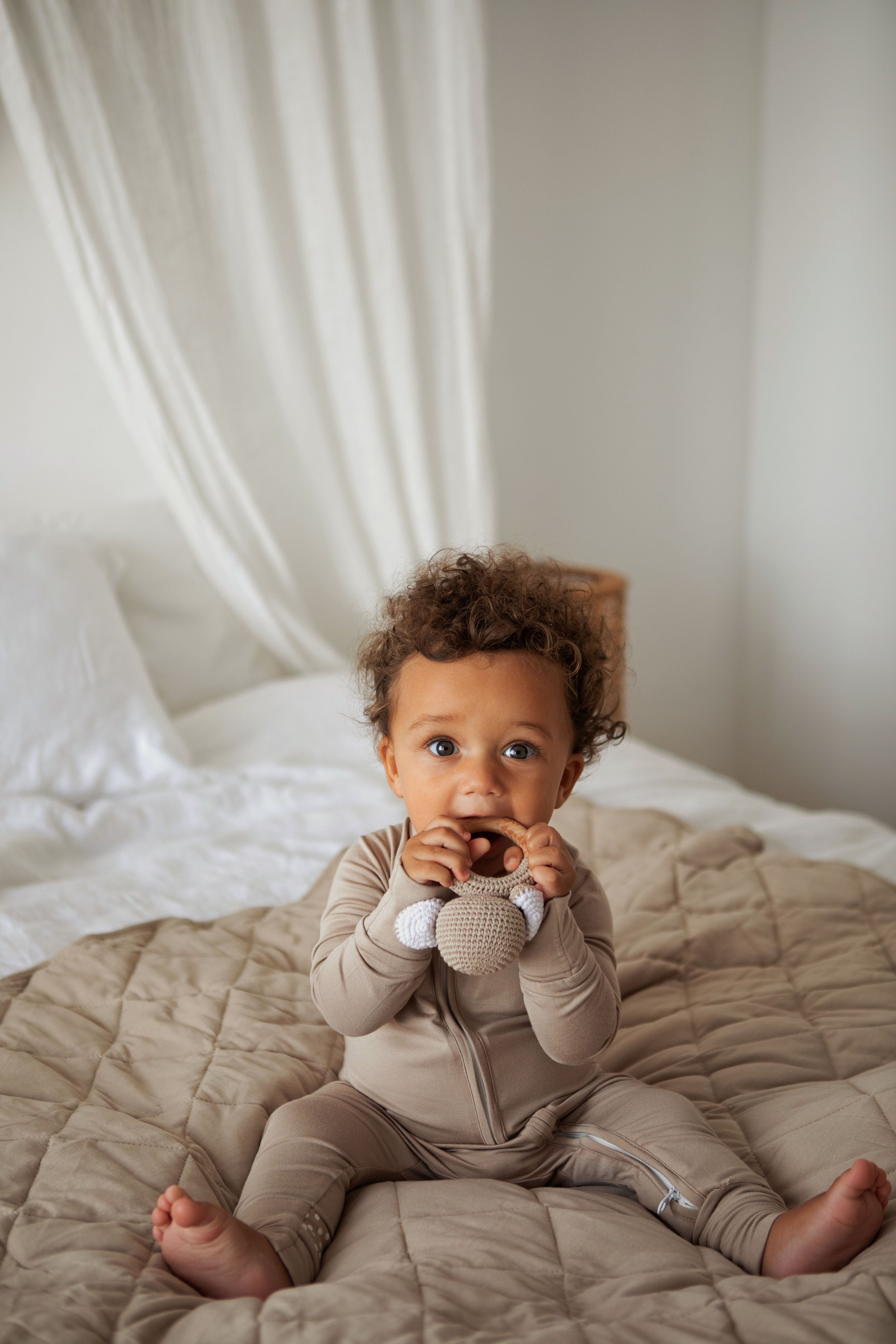 Organic Bamboo Baby & Toddler Blanket - Mocha Organic Bamboo Baby & Toddler Blanket - Mocha