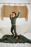 Organic Bamboo Baby & Toddler Blanket - Green