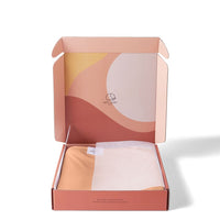 Anvi Baby Organic Headband & Swaddle Set- Bamboo Spandex - Peach