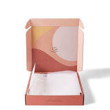 Anvi Baby Organic Headband & Swaddle Set- Bamboo Spandex - White