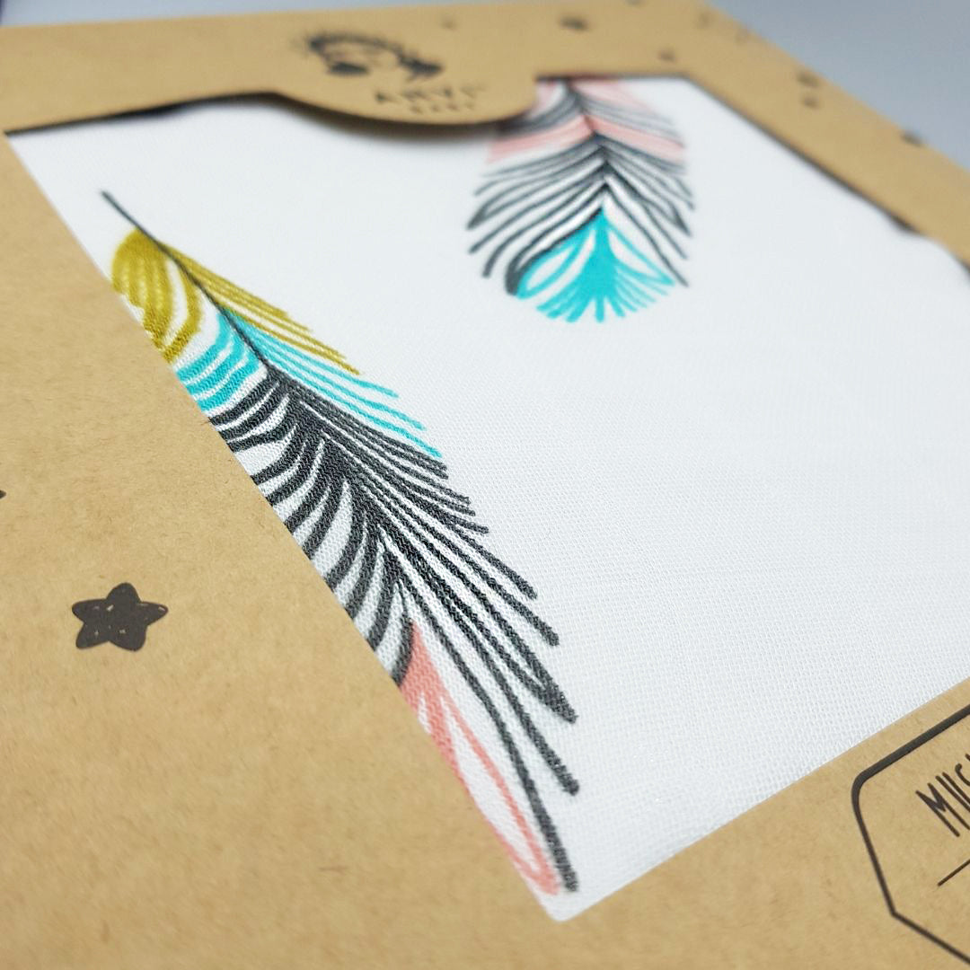 Organic Bamboo Muslin Fitted Crib Sheets | Plush Feathers Organic Bamboo Muslin Fitted Crib Sheets | Plush Feathers