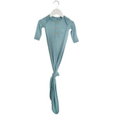 Organic Bamboo Knotted Gown Soft Sage