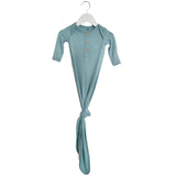 Organic Bamboo Knotted Gown Soft Sage