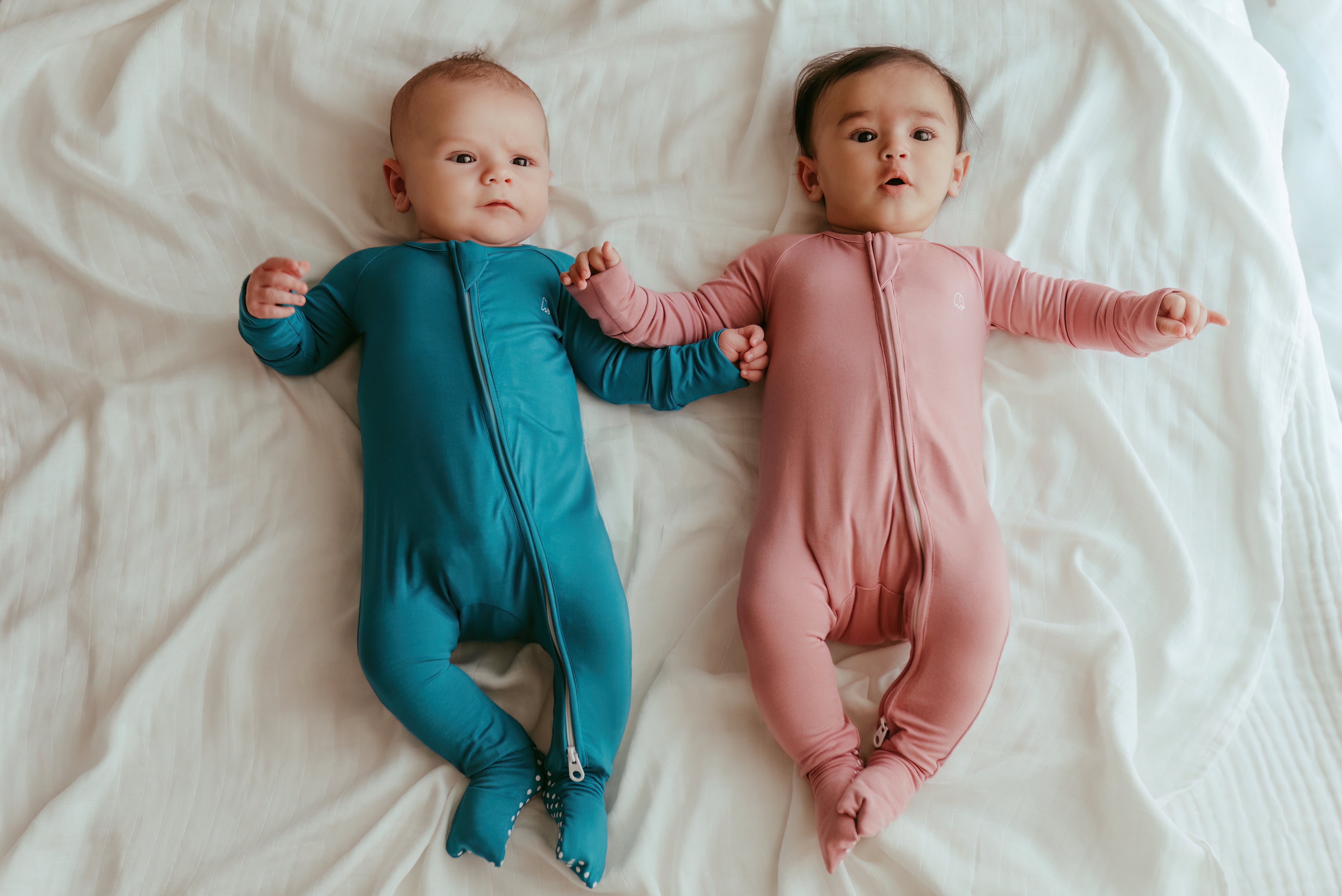 Organic Zipper Romper - Deep Blue Organic Zipper Romper - Deep Blue