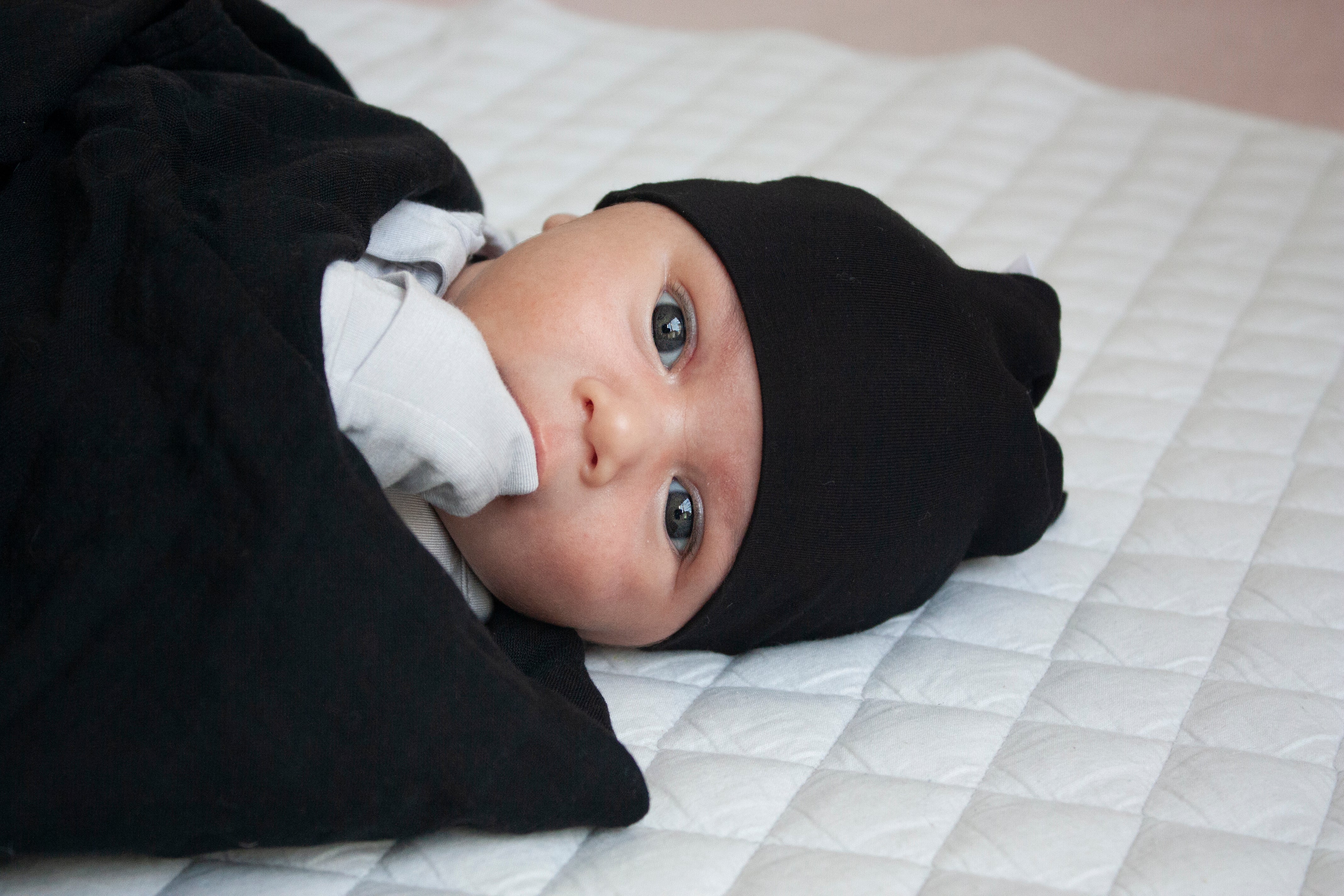 Organic Bamboo Knotted Beanie Hat | Charcoal Organic Bamboo Knotted Beanie Hat | Charcoal