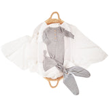 Organic Bamboo Knotted Gown Grey