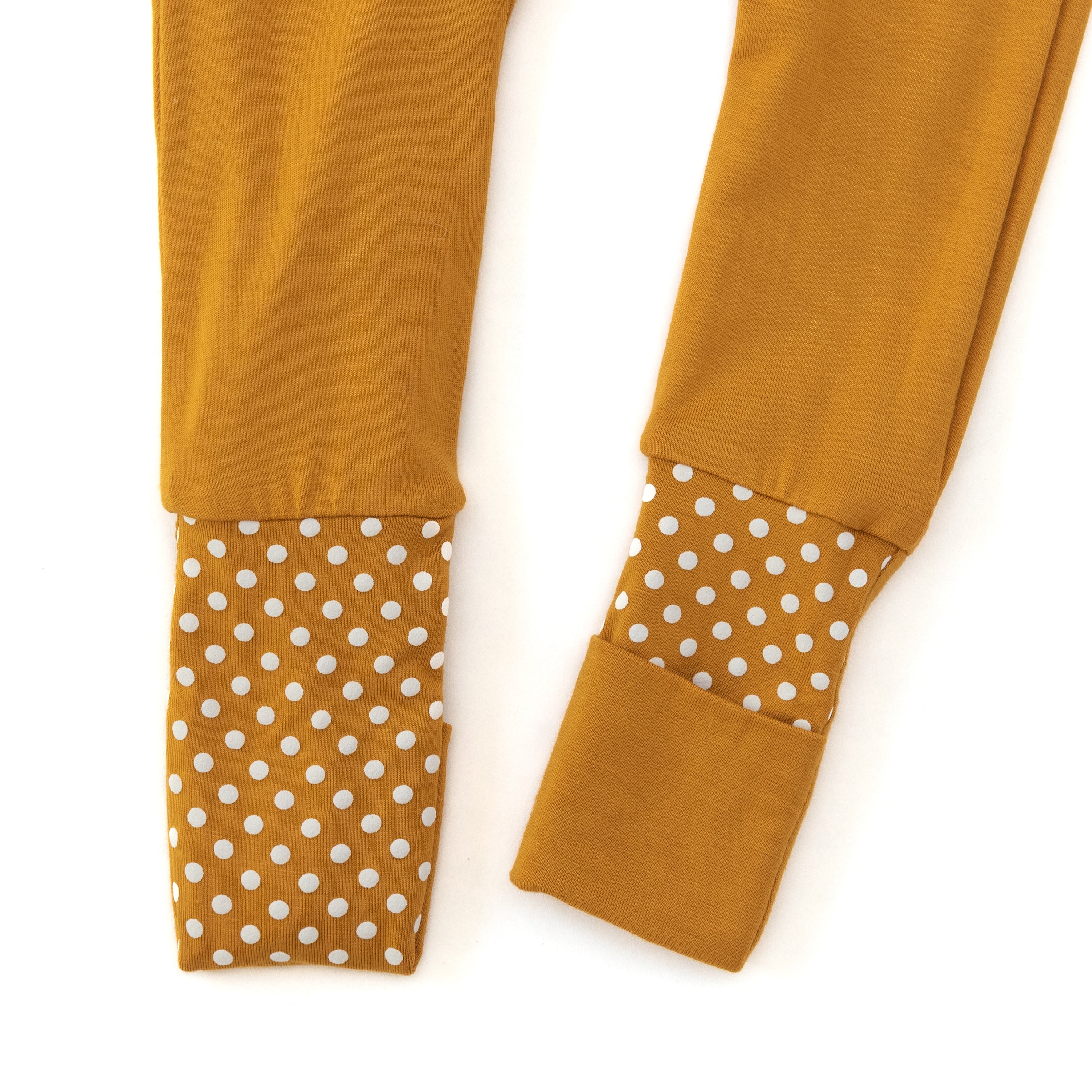 Organic Zipper Romper - Mustard Organic Zipper Romper - Mustard