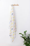 Organic Cotton Muslin Swaddle Wrap - Pineapple Party