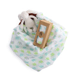 100% Organic Cotton Muslin Swaddle Wrap | Tusker Tales