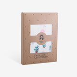 Organic Bamboo Muslin Swaddle | Set of 2 | Happy Cactus & Genteel Flamingo