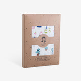 Set of 2 Organic Bamboo Swaddle | Set of 2 | Happy Cactus & Garden Fresh
